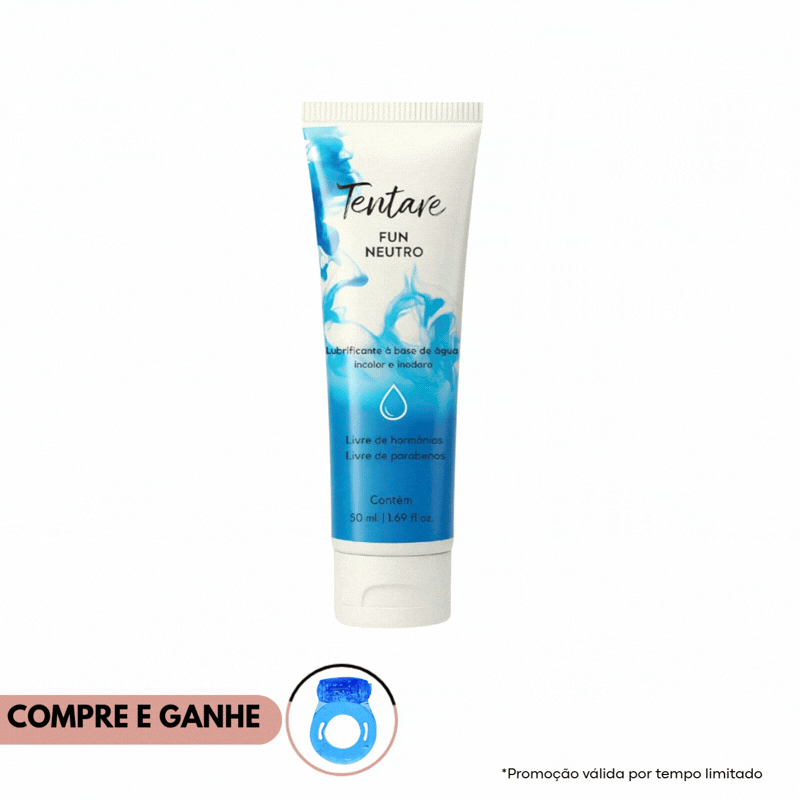Lubrificante Vegano à Base de Água Fun Neutro 50ml - Tentare