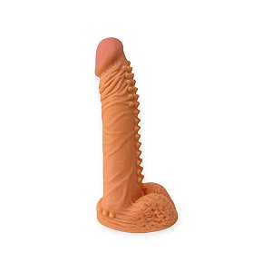 Capa Peniana com Textura e Capa para Escroto 21cm x 4,2cm - Lovetoys