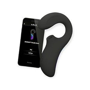 Vibrador e Sugador com Controle via App Enigma Double Sonic - Lelo