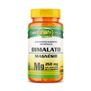 Dimalato Magnésio 800mg 120 cápsulas