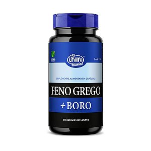 Feno Grego + Boro – 60 Cápsulas | Energia, Testosterona e Desempenho em Alta