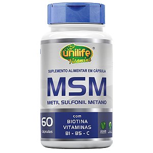 MSM - Enxofre Orgânico + VItaminas