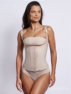 Corpete Modelador sem Busto com Recorte Frontal – Alta Performance Estética e Elegância