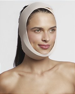 MASCARA FACIAL COM PLACA PARA COMPRESSÃO NA PAPADA
