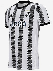 Camisa Juventus Adidas 22/23 Torcedor Pro Masculina - Preta+Branca