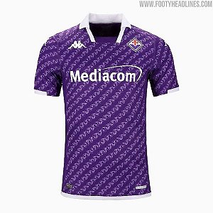 Camisa Fiorentina Home Kappa Torcedor Pro 23/24 Masculina