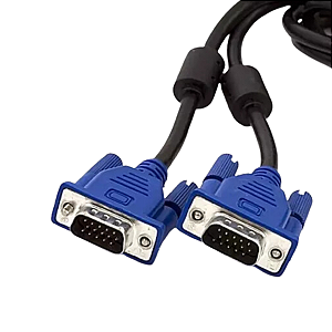Cabo Vga Macho DB15 para Monitor PC TV Câmeras 1.5M