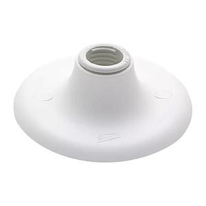 Plafon Soquete Plástico para Lâmpada Até 60W E27 –Taschibra