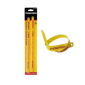 Lâmina de Serra Manual Thompson Bi-Metálica 24 Dentes Flexível C/2 Und