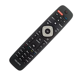 Controle Remoto Compatível com TV Smart Philips Netflix Fbg-8076