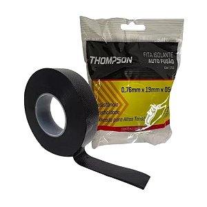Fita Isolante Auto Fusão 0,76mm x 19mm x 05m - Thompson