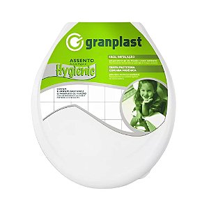 Assento Sanitário Branco Tradicional Higiênico - Granplast