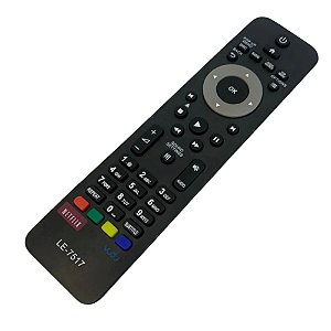 Controle Remoto Para Tv Philips Home Theater Blu-Ray LE-7517