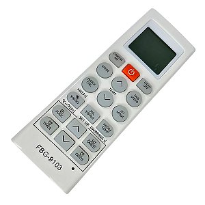 Controle Remoto  Compatível Com Ar Condicionado LG Inventer FBG-9103