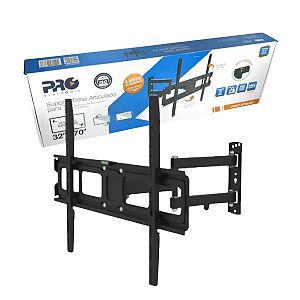 Suporte de Trilho Articulado com 4 Níveis de Movimentação Proeletronic - PQST-AT65/03