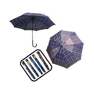 Guarda-Chuva Poliéster com Cabo e Haste Não Telescópicos FBG-4215