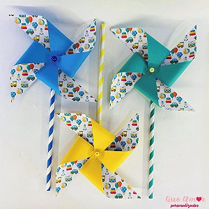 Catavento Giratório Tema Brinquedos