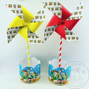 Catavento Giratório com Base no Tema Toy Story