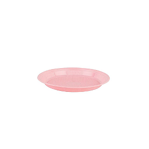 Prato Descartável 15cm Rosa 10un | Copaza