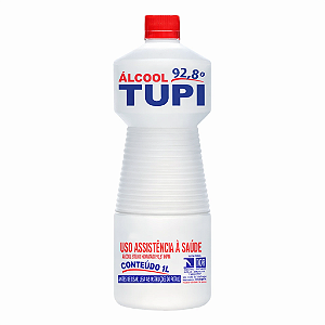 Álcool Líquido 92,8% Assistência à Saúde INPM 1L | Tupi