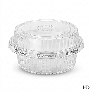 Embalagem G-645 Redonda 120ml para Mini Doce | Galvanotek