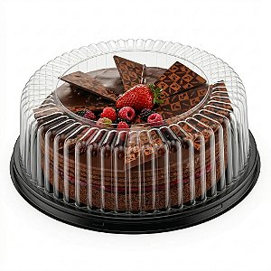 Embalagem Para Bolo G-50M PRETA PQ 1,5KG | Galvanotek