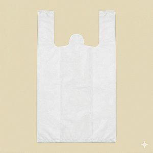 Sacola Plástica Branca 38x48 Massuda