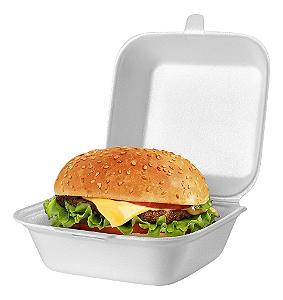 Bandeja para Hambúrguer EPS CH-003 - C/50 | Copobras