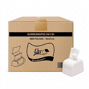 Guardanapo Cai-Cai 10x21cm Folha Simples – 4.800 Folhas | NC Do Lar