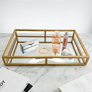 Bandeja Metal Decorativa Charme