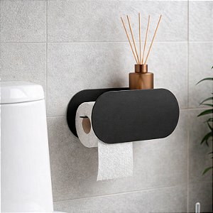 Suporte de Papel Higiênico com Apoio para Difusor de Aromas 1002