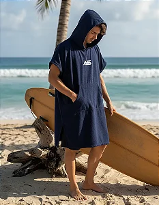 Poncho Roupão Praia Surf Troca De Roupa Facil 100% Atoalhado