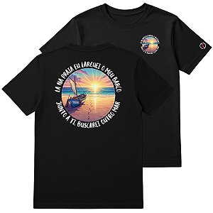 Camiseta A Barca 100% Algodão 30.1 Costura Reforçada Verus