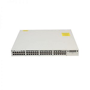 Switch Cisco C9300-48P-A - Catalyst 9300 48-port 1G copper with modular uplinks, PoE+, Network Advantage - Seminovo com Garantia *Preço válido para empresas de SP com inscrição estadual*