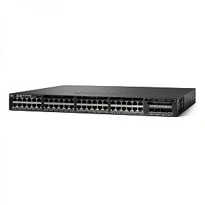 Switch Cisco Catalyst WS-C3650-48PS-L - Cisco Catalyst 3650 48 10/100/1000 Ethernet PoE ports - 4 x 1G Uplinks - Layer 2 switching - Lan Base - Managed - seminovo com garantia *Preço válido para empresas de SP com inscrição estadual*