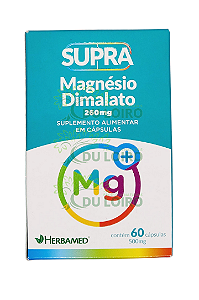 Supra Magnésio Dimalato - 500mg 60 Cápsulas