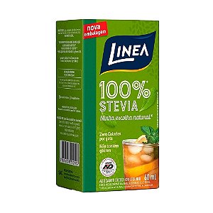 Adoçante Líquido Stevia 100% Zero Calorias Linea 60ml