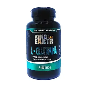 Glutamina - 120 Caps - 500mg - Rei Terra