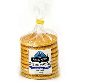 Stroopwafel Wafel Holandês 230g - Moinho Wafers
