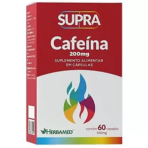 Supra Cafeína 60Caps 500mg - Herbamed