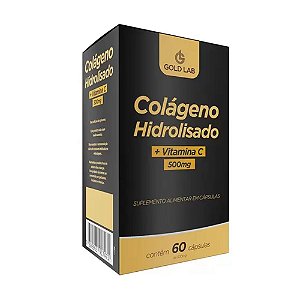 Colágeno Hidrolisado + Vitamina C 60Caps 500mg