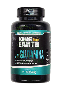 L-Glutamina 120Caps 500mg -King Earth