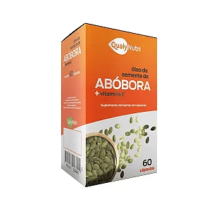 Óleo de Abóbora + Vitamina E 60Caps 500mg - QualyNutri