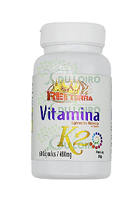 Vitamina K2 60Caps 480mg - Rei Terra