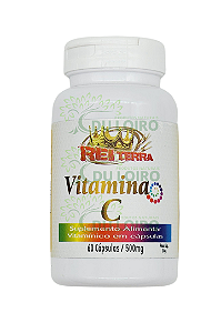 Vitamina C 60Caps 500mg - Rei Terra