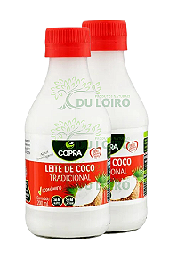 kit Leite de coco Tradicional 200ml duas (2) unidades - Copra