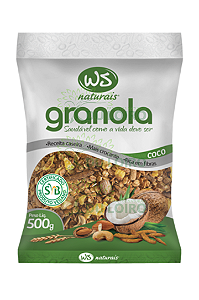 Granola com Coco 500g - WS Naturais