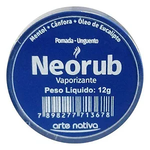 Kit 3x Neorub 12g - Pomada Unguento para Alívio Respiratório