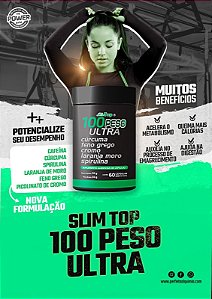 Slim top 100 peso ultra 60caps 500mg