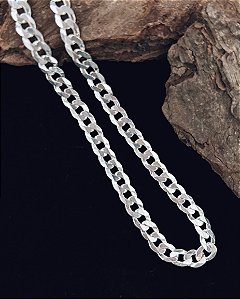 Pulseira Elo Grumet 5mm x 21cm - Prata 925